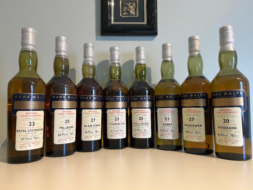 Whisky - 8 unieke Rare Malts, Ophalen