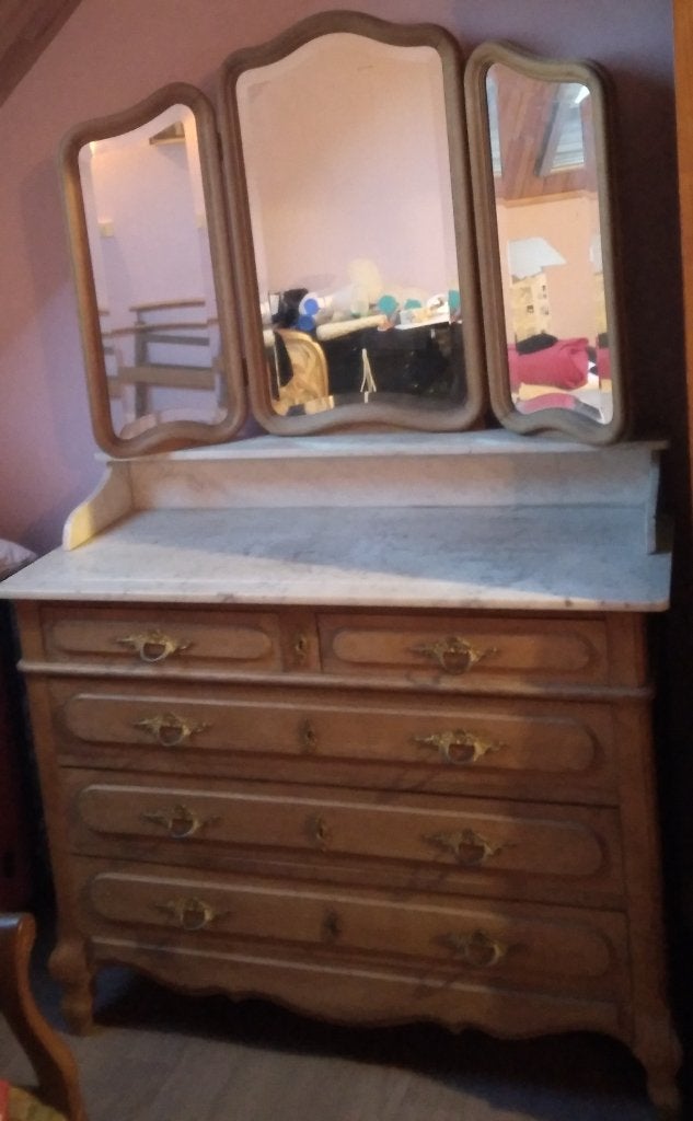 Coiffeuse, Comme neuf, 50 à 100 cm, Bois, 150 à 200 cm