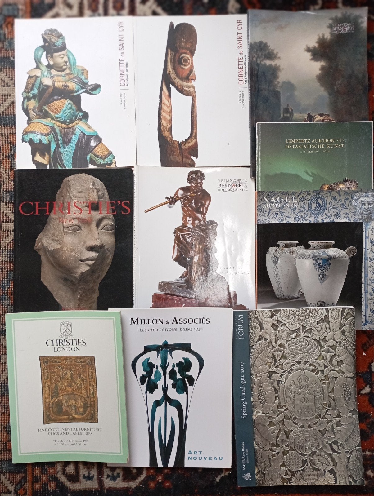 Lot veiling catalogi, kies uit.., Boeken, Ophalen of Verzenden