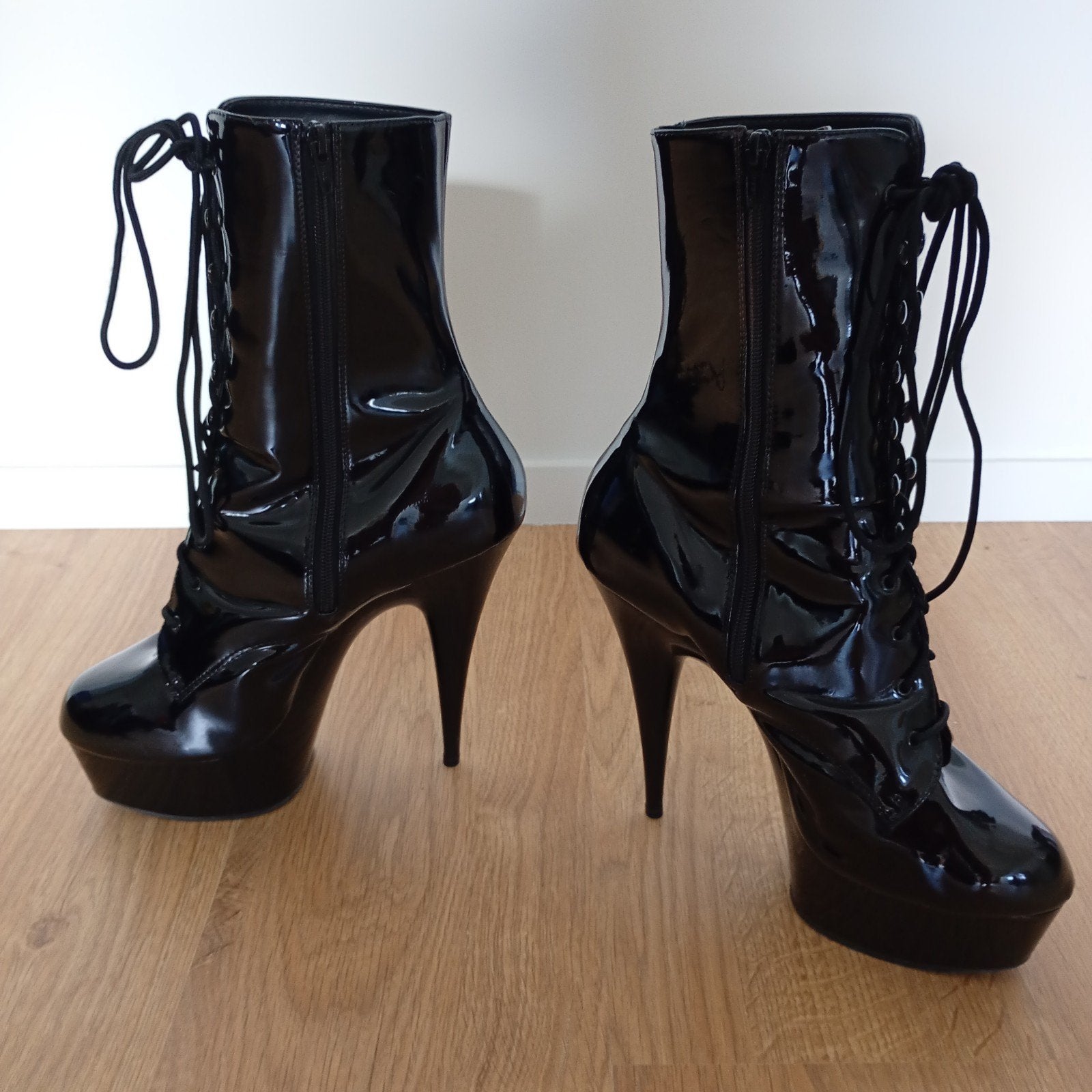 sexy korte pleaser laarzen met plateauzool us14, Kleding | Dames, Ophalen, Zwart, Lage of Enkellaarzen, Pleaser