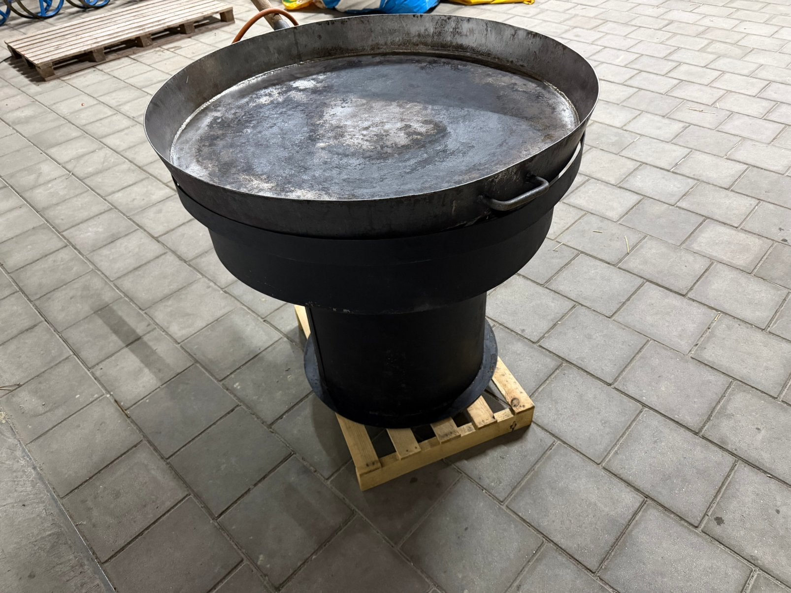 Reuzepan partypan, Tuin en Terras, Ophalen, Gebruikt