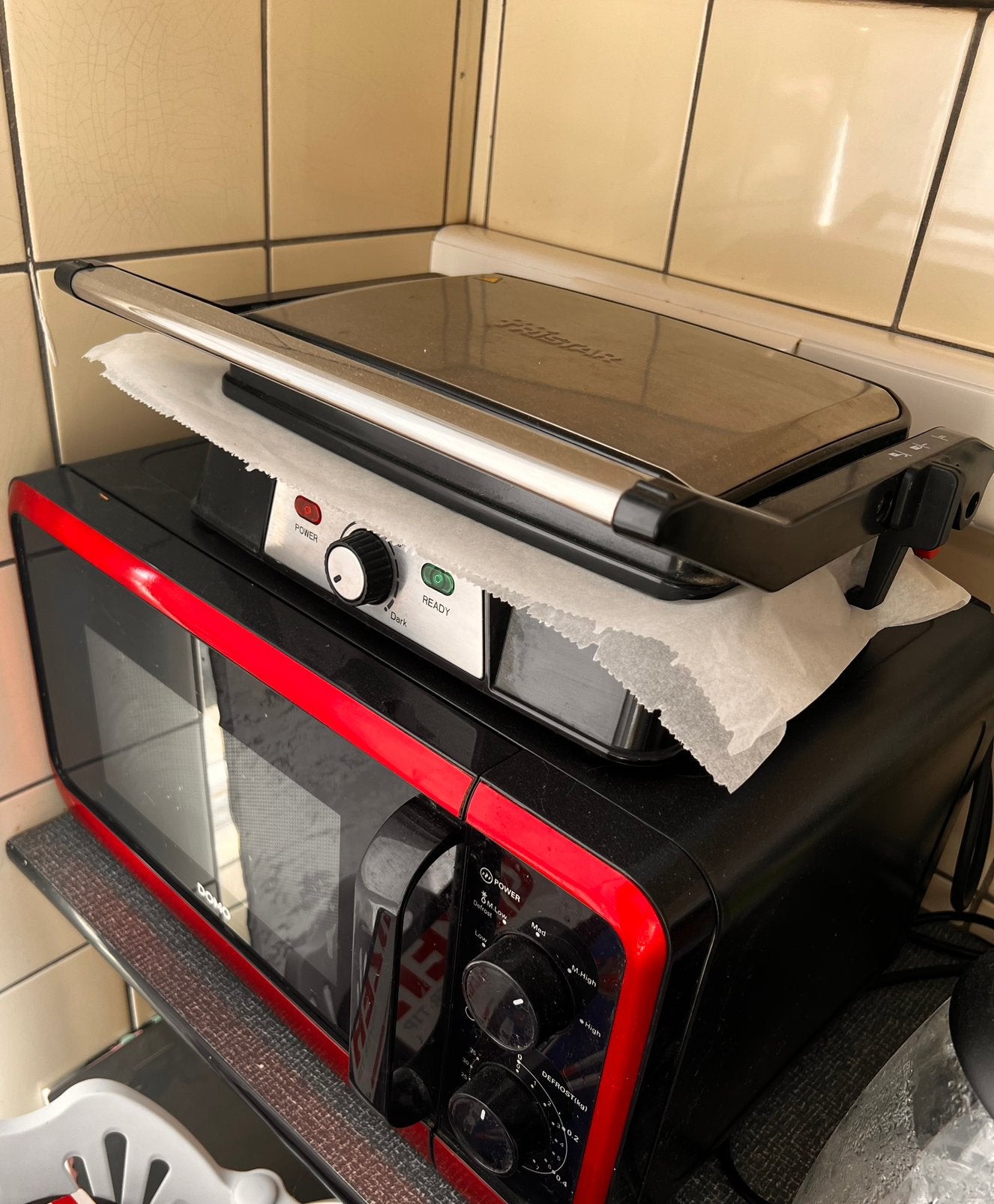 Magnetron en grill te koop wegens verhuizing, Enlèvement, Utilisé