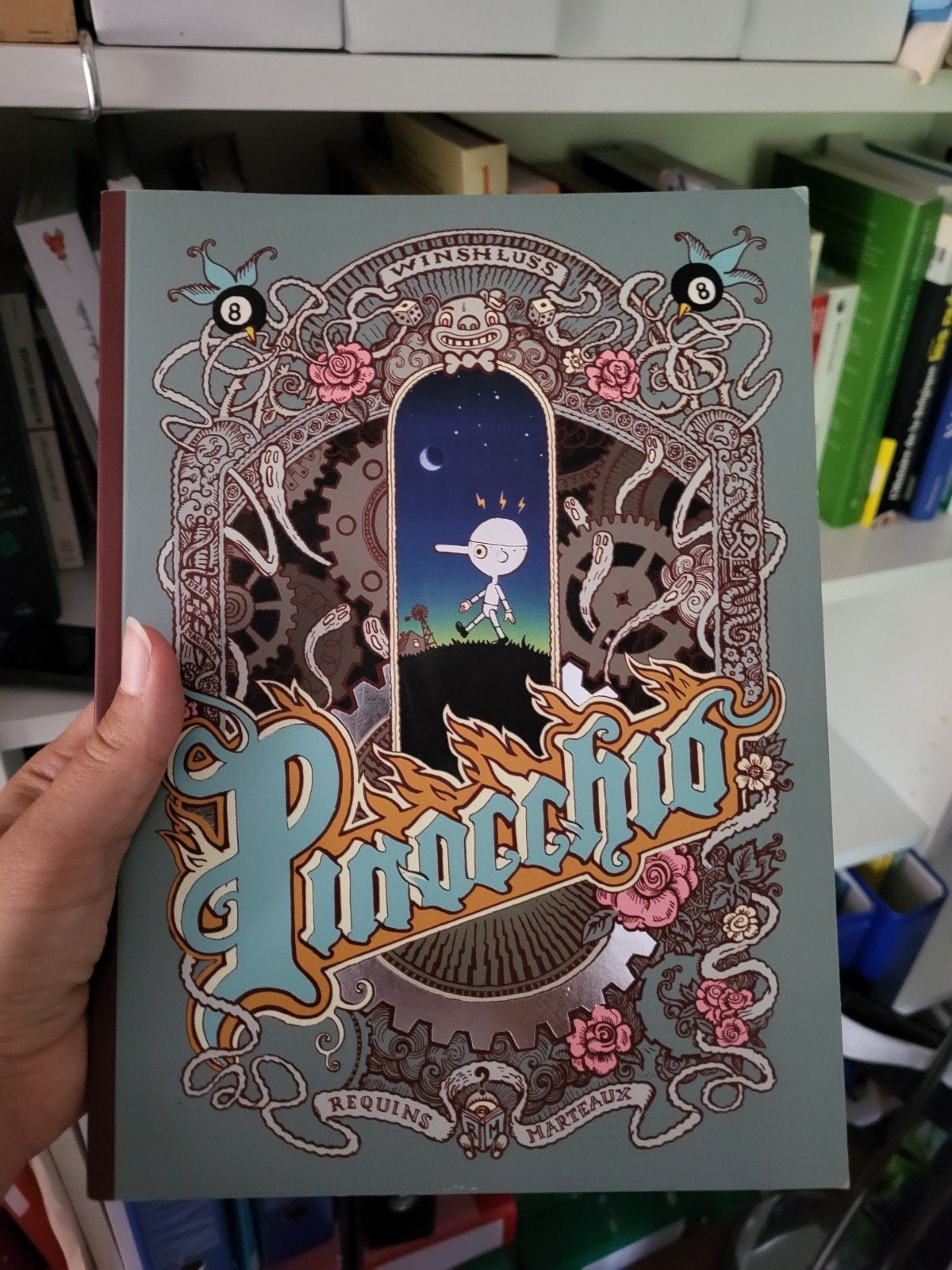BD Pinocchio WinshLuss (pour adultes), Enlèvement