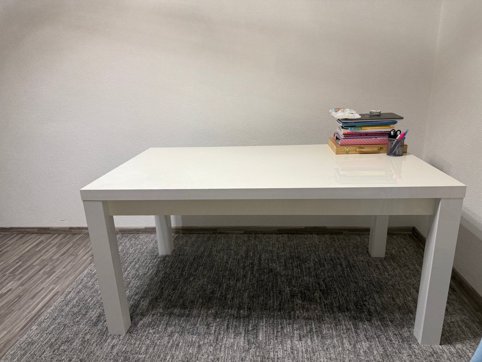 Eettafel 6per, Ophalen, Vierkant, 50 tot 100 cm, Zo goed als nieuw