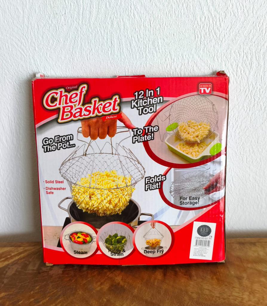Chef Basket Deluxe — Panier de cuisine multifonctionnel, Enlèvement