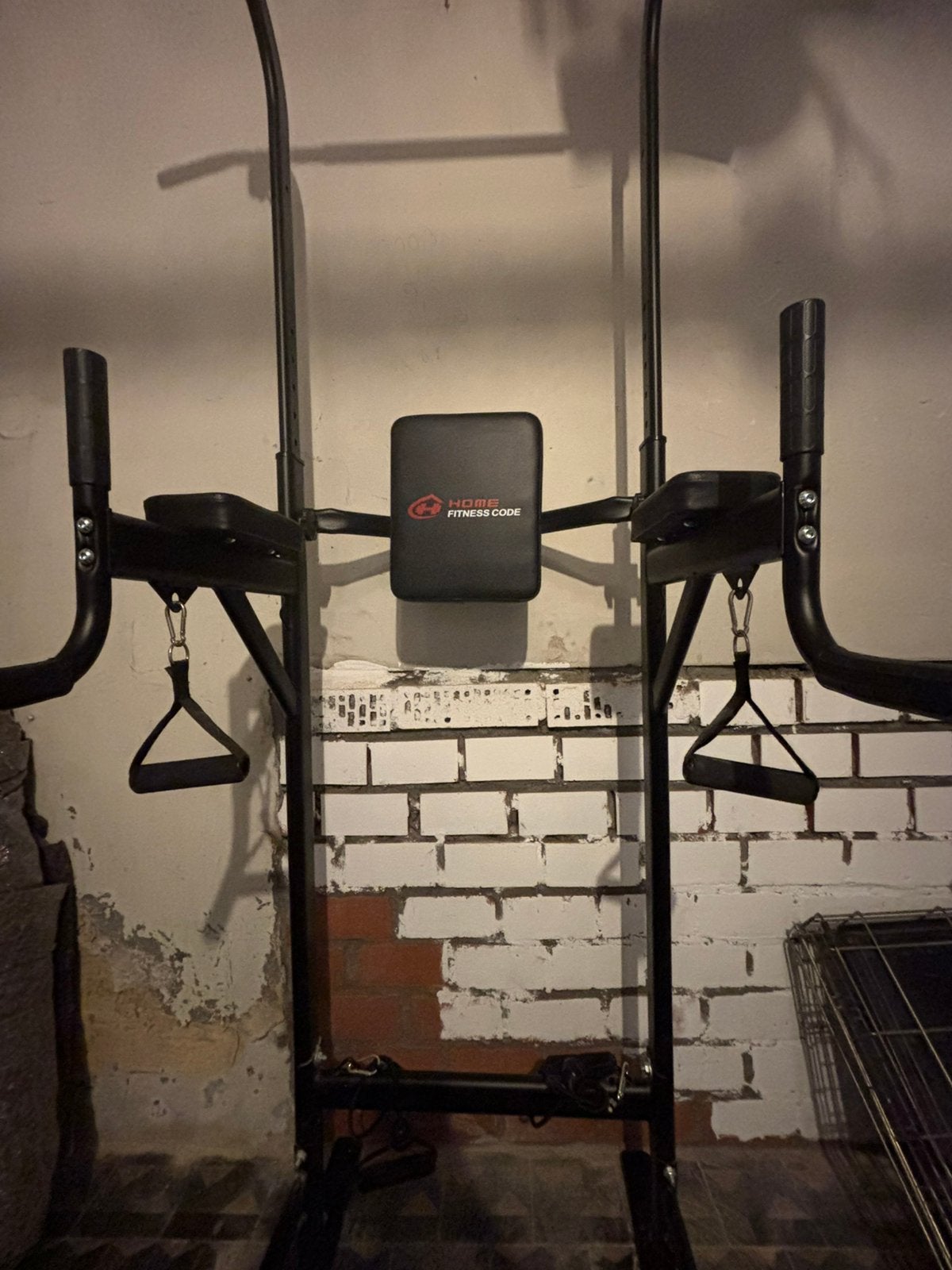 Power Tower / Krachtstation - Pull Up & Dip Station, Sport en Fitness, Ophalen, Zo goed als nieuw, Borst