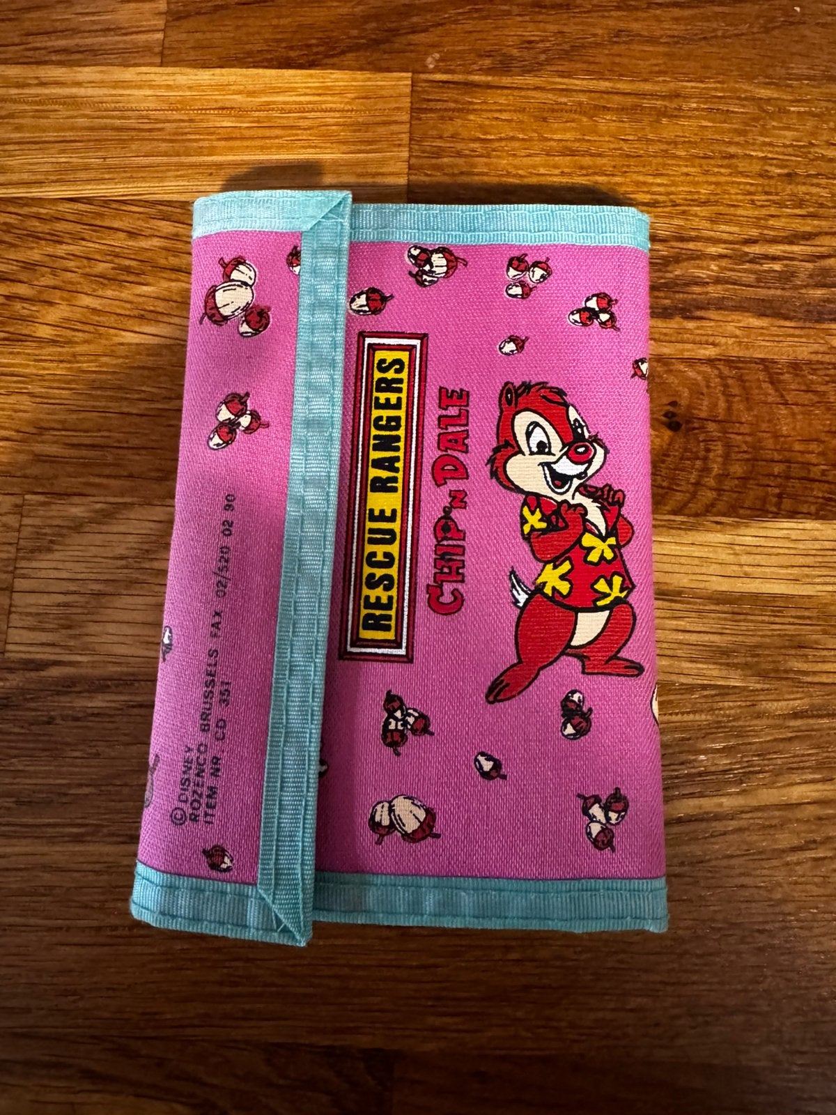 Vintage portemonnee CHIPnDALE Rescue Rangers, Handtassen en Accessoires, Portemonnees, Ophalen of Verzenden, Zo goed als nieuw