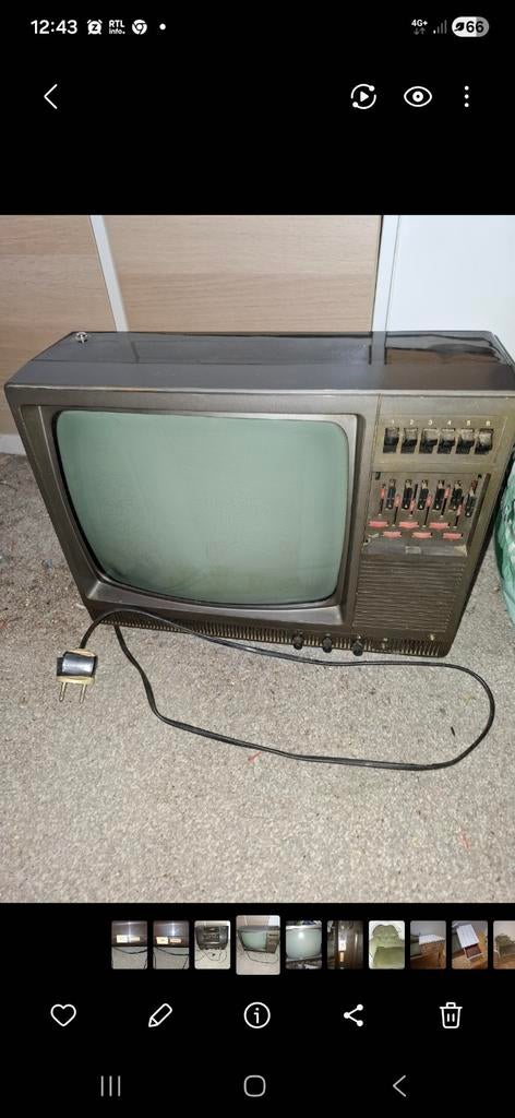 Ancienne télévision philips, Enlèvement