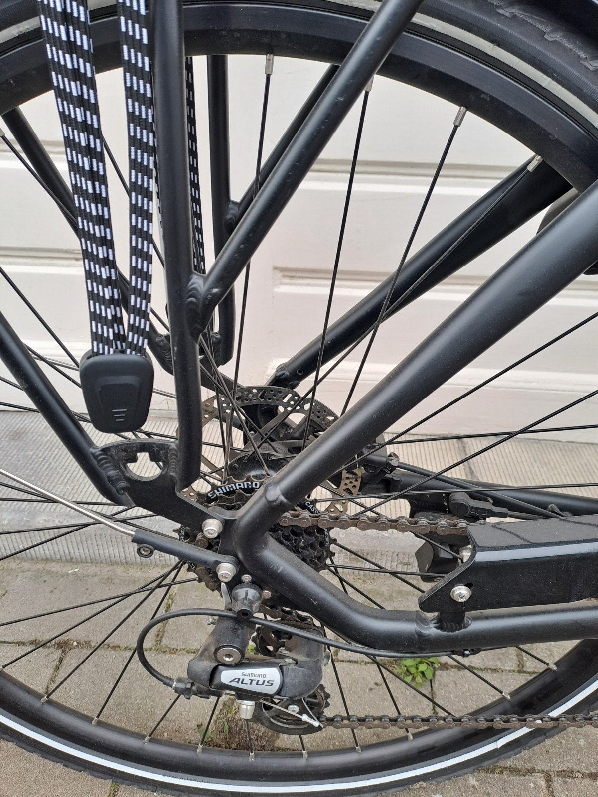 Electrische damesfiets, Fietsen en Brommers, Fietsen | Dames | Sportfietsen en Toerfietsen, 47 tot 50 cm, Zo goed als nieuw, Schijfrem