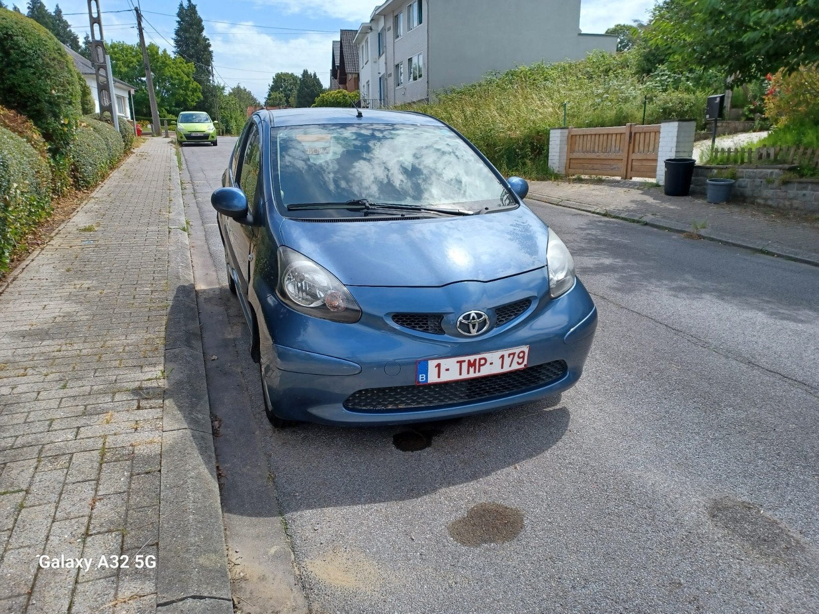 Toyota Aygo – Faible kilométrage (86.xx, Autos, Achat, Entreprise, Bleu, Euro 4