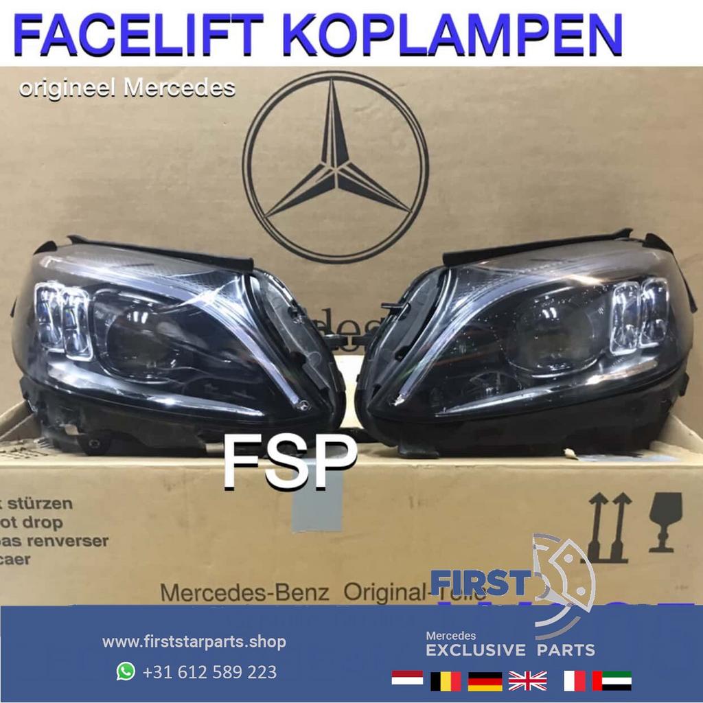 W205 LED Multibeam KOPLAMP LINKS OF RECHTS Mercedes C Klasse, Auto-onderdelen, Gebruikt, -, Ophalen of Verzenden, -