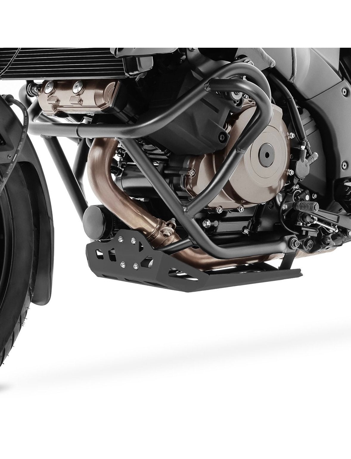 Skid plate v strom 1050(xt) zwart, Ophalen, Gebruikt