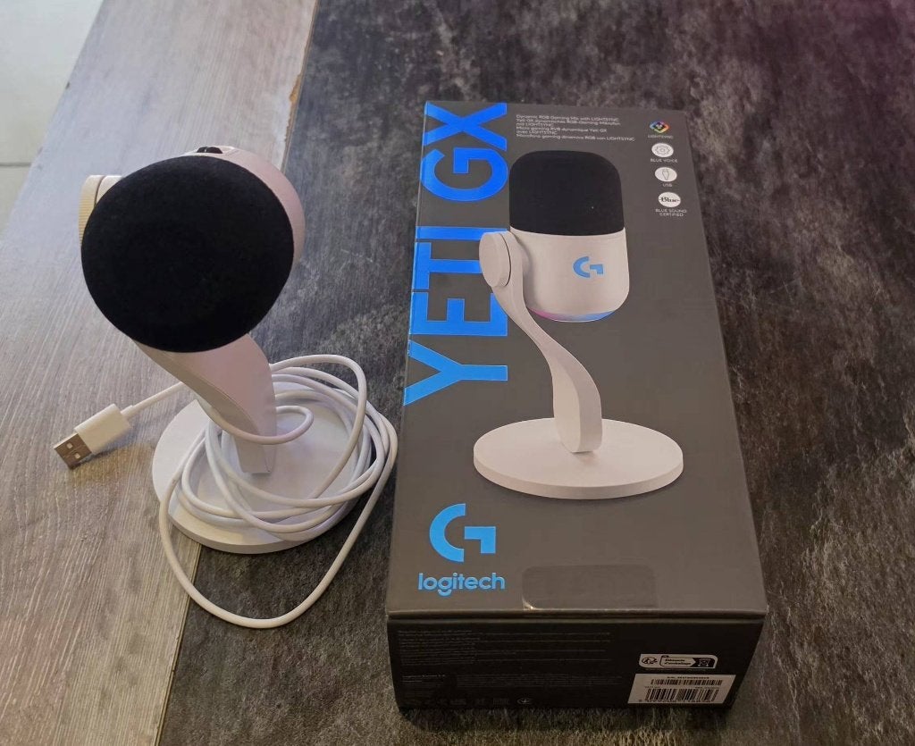 Microphone Gaming Logitech G Yeti GX – État comme neuf, Informatique & Logiciels, Casques micro, Comme neuf, Filaire, Microphone repliable