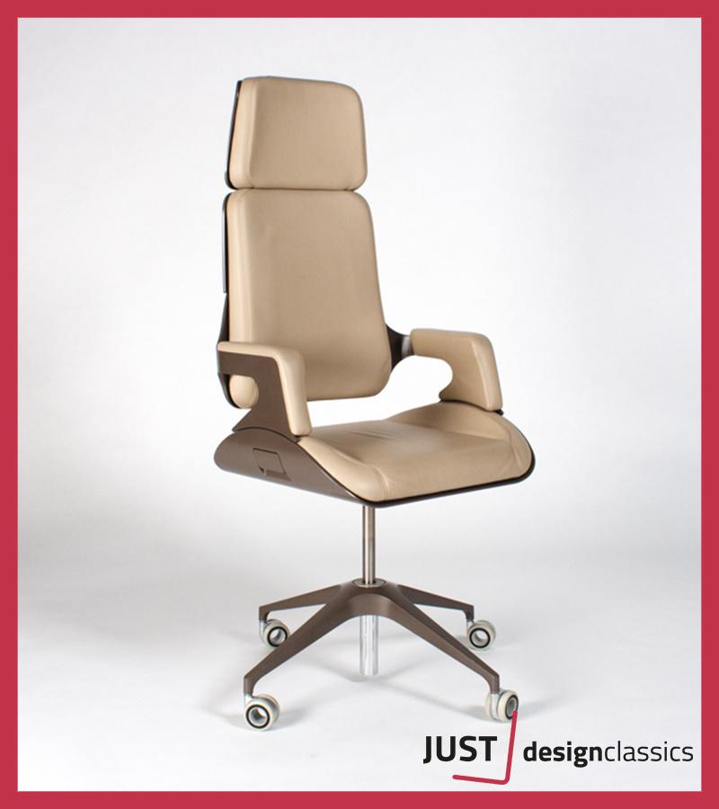 Interstuhl Silver 191S Ivory Leder Champagne (voorraad:30), Enlèvement, Chaise de bureau