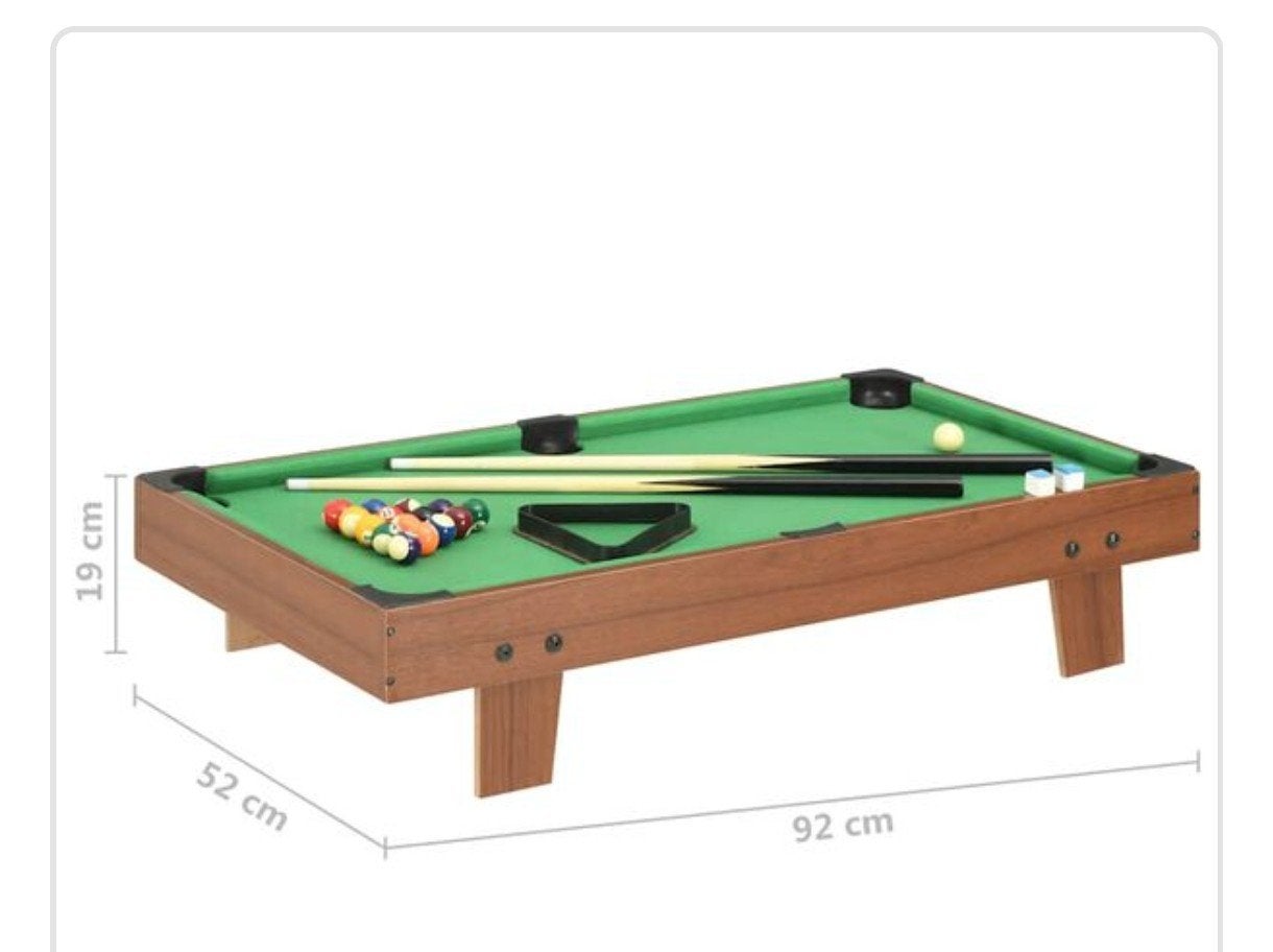 Kinderpooltafel, tafelmodel, Sports & Fitness, Billards & Billards américains, Enlèvement, Utilisé, Table de billard