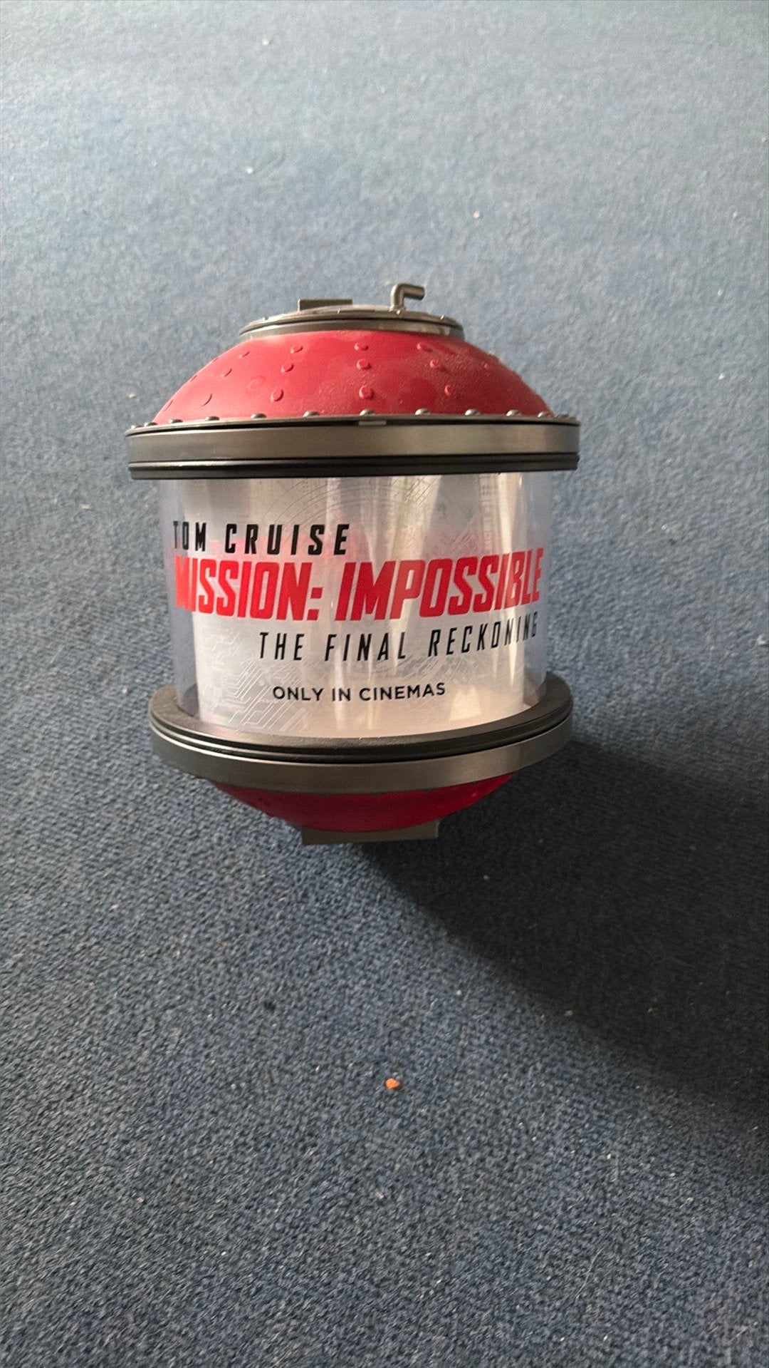 Popcorn bucket mission impossible, Ophalen of Verzenden, Zo goed als nieuw
