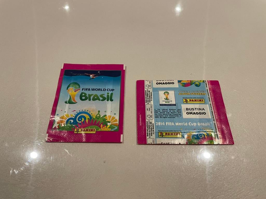 Panini - 2 Zakjes WK Brasil 2014, Verzamelen, Ophalen of Verzenden, Zo goed als nieuw