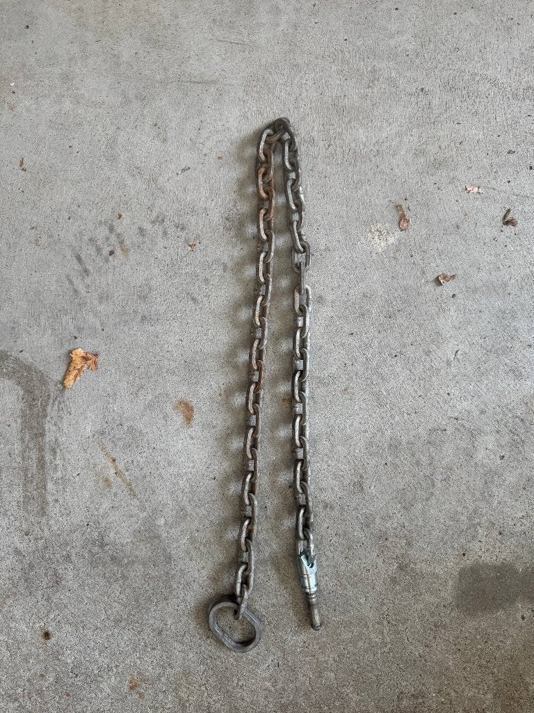 Insteekketting / Plug-in ketting voor ringslot, Ophalen of Verzenden, Gebruikt