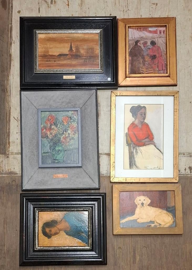 6 petites peintures d'Antoon Bogaert, Enlèvement