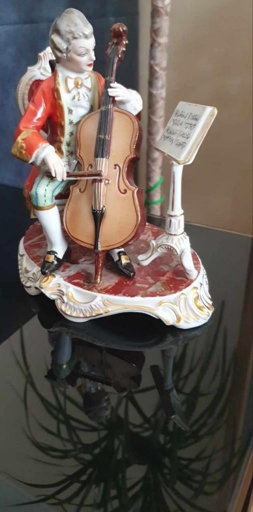 Antieke Dresden Beeld. Jaar 1900-1940, Antiek en Kunst, Curiosa en Brocante, Verzenden