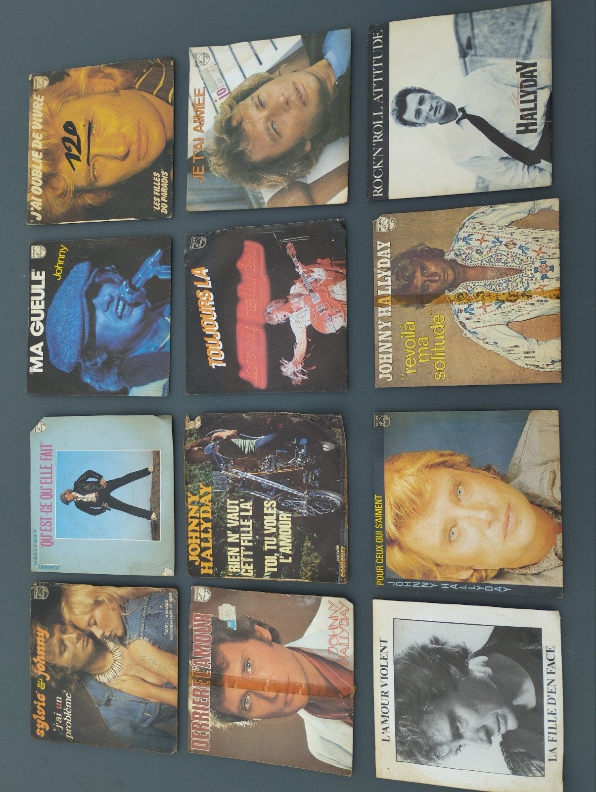 Disques 45t Johnny Hallyday, Enlèvement