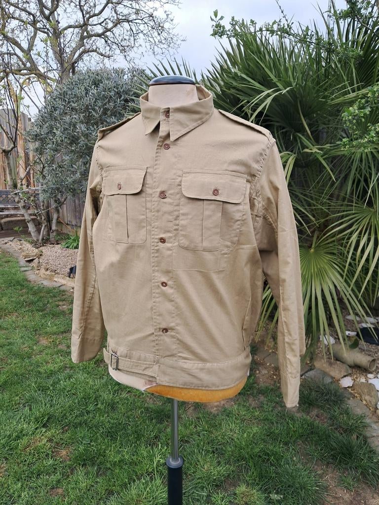 WW2 british army aertex battle dress blouse, Ophalen of Verzenden