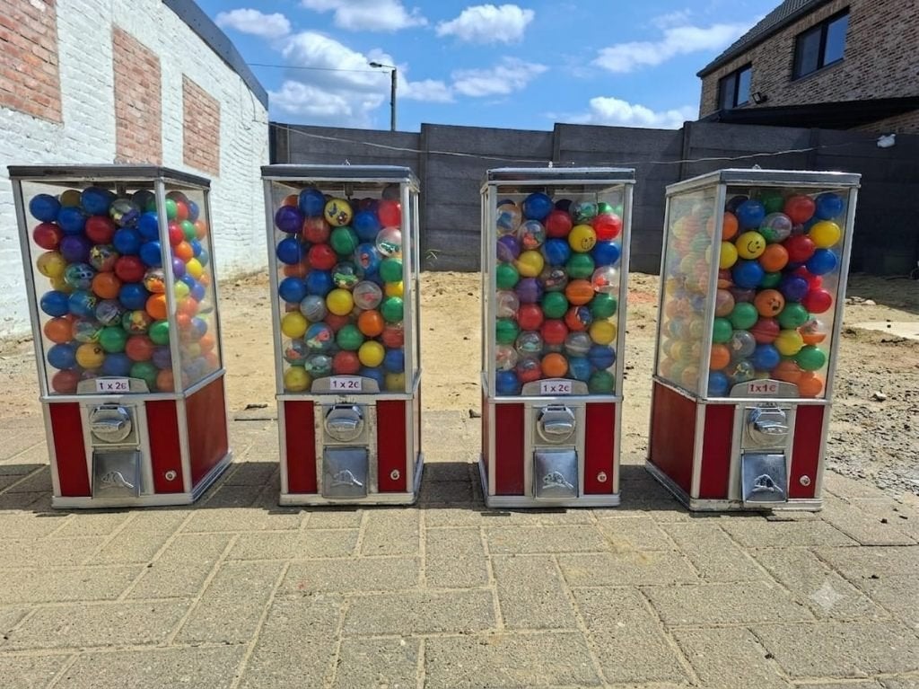 Beaver Capsule ballen automaat, Verzamelen, Automaten | Overige, Ophalen of Verzenden, Gebruikt