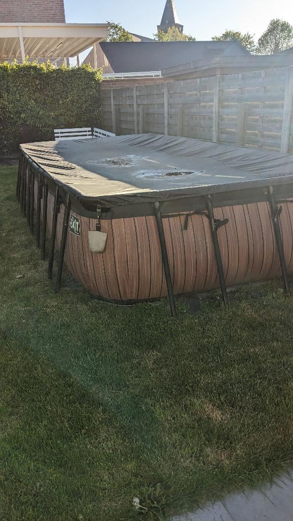 Exit opzetzwembad met warmtepomp, zandfilter, elektrolyse, Tuin en Terras, Zwembaden, Ophalen, Gebruikt, 200 tot 300 cm, 80 tot 120 cm