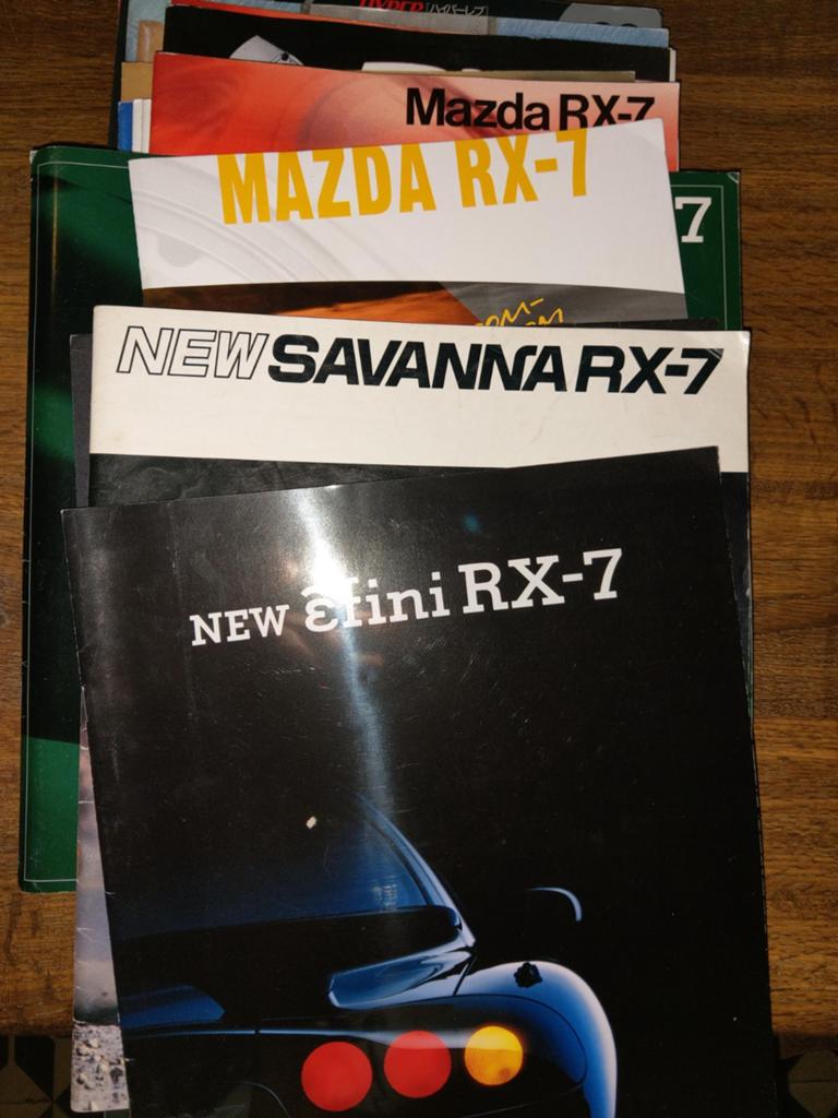 Mazda rx7 brochures, Enlèvement ou Envoi