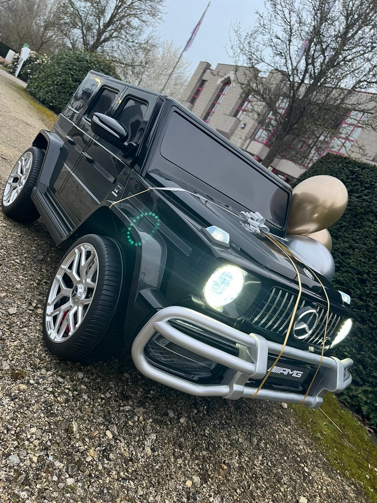 op voorraad, Mercedes G63 2-zits XXL elektrische kinderauto, Nieuw