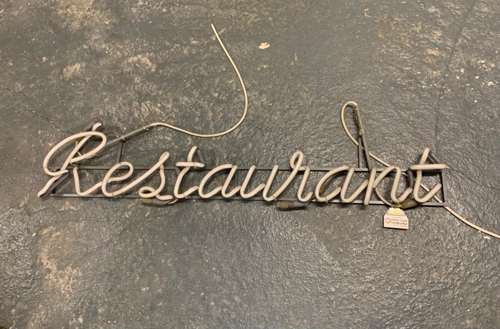 Neon verlichting Restaurant, Ophalen