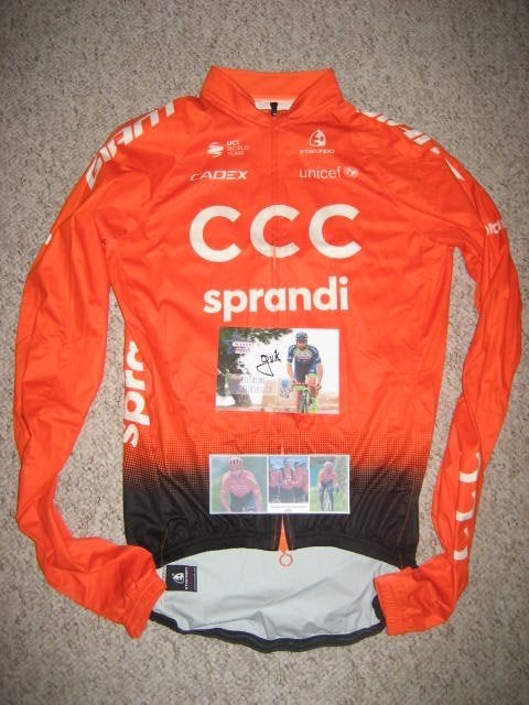 CCC wielershirt Guillaume van Keirsbulck shirt maat L, Ophalen of Verzenden, Zo goed als nieuw, Kleding