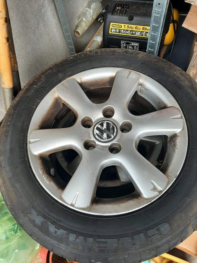 4 zomerbanden op velg, Autos : Pièces & Accessoires, Enlèvement, Pneus été, Jante(s)