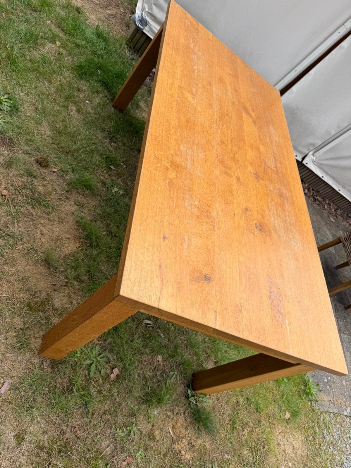 Massief eiken tafel, Ophalen, Zo goed als nieuw