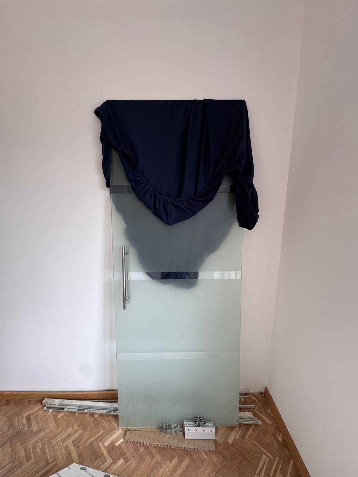 Porte en verre coulissante, Enlèvement, Comme neuf