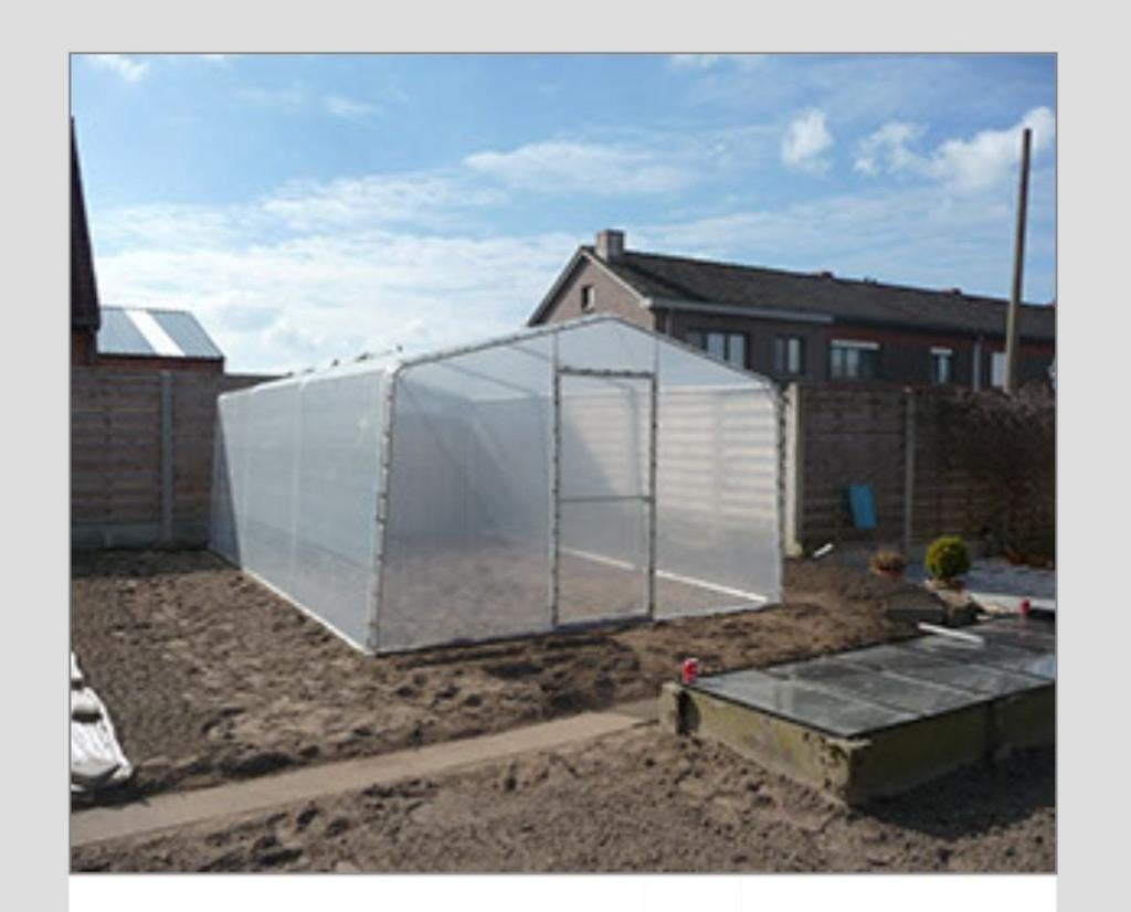 Verplaatsbare hobbyserre 3m x 4m, Tuin en Terras, Kassen, Ophalen