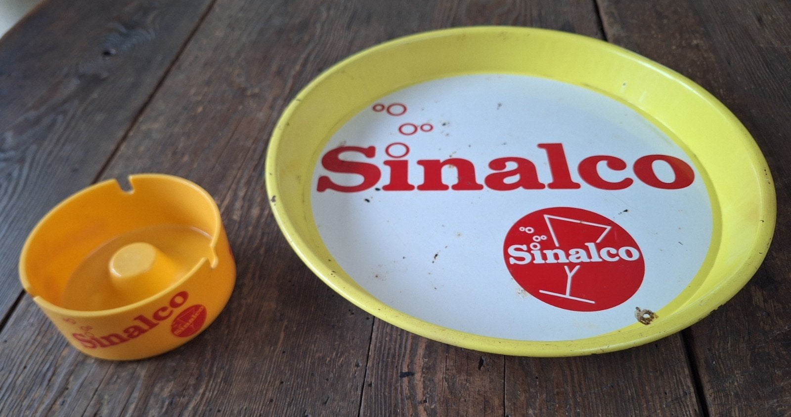 Sinalco asbak + dienblad, Ophalen of Verzenden