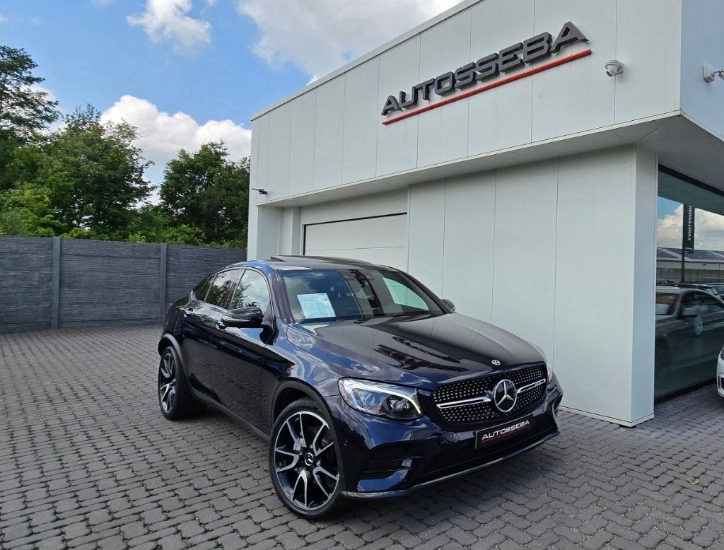Mercedes GLC 43 AMG Coupé 4-Matic Opendak/Camera/GARANTIE, Automaat, Euro 6, Blauw, 2996 cc