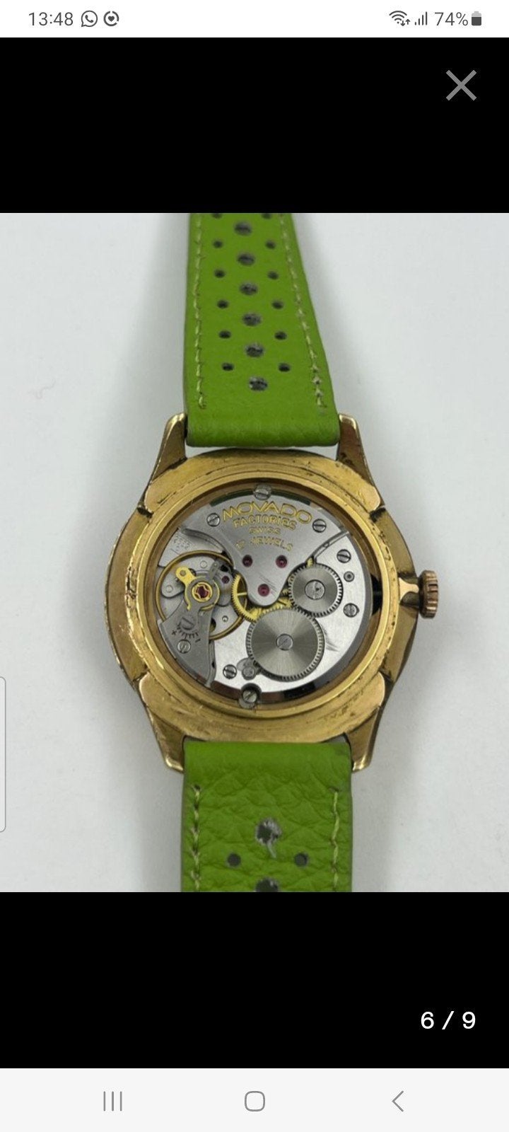 Montre Movado, Enlèvement ou Envoi