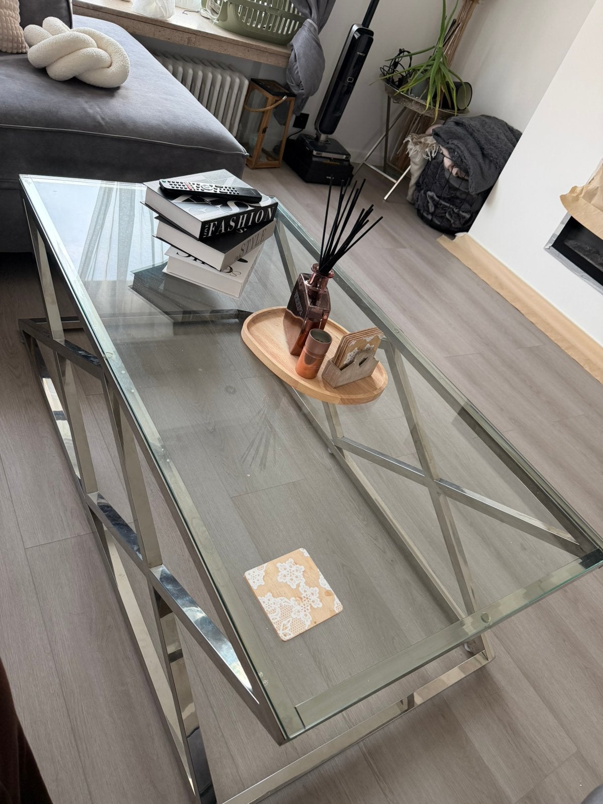 Table transparente, Enlèvement ou Envoi, Comme neuf