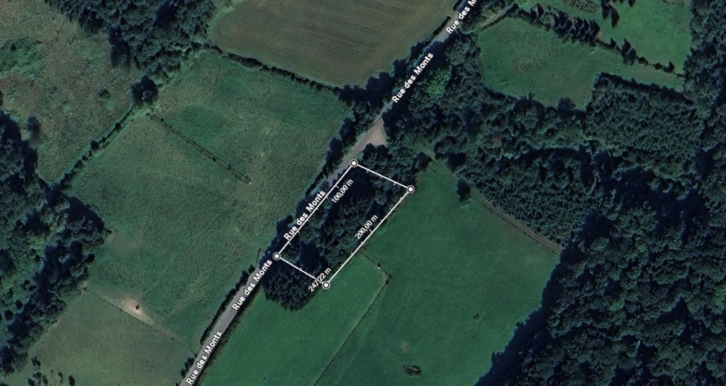 Landbouwgrond met bomen (brandhout), Werpin, 1500 m² of meer