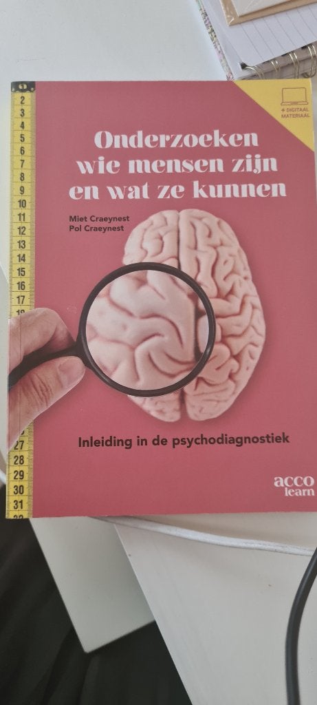 AP psychodiagnostiek voor studie van Toegepaste psychologie, Ophalen of Verzenden, Nieuw, Overige onderwerpen