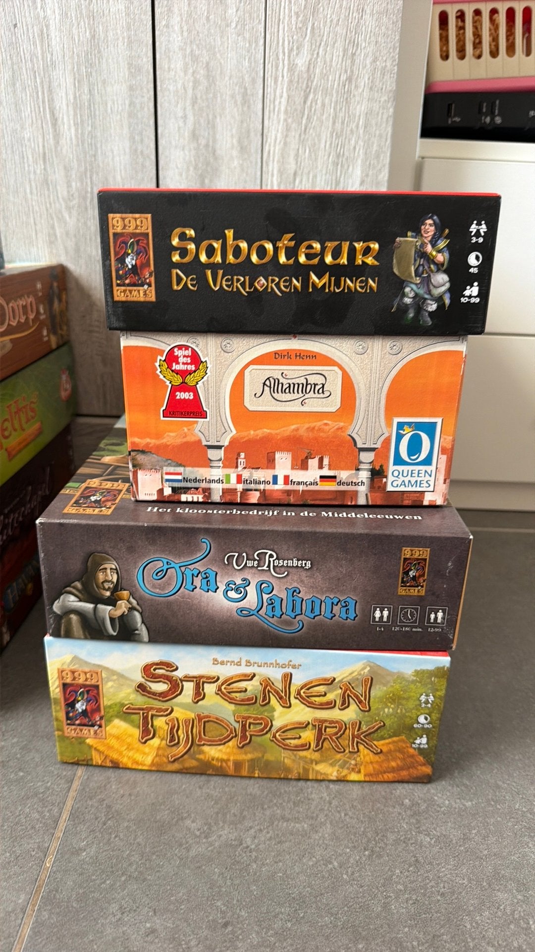 Gezelschapsspellen deel 3, Hobby en Vrije tijd, Gezelschapsspellen | Bordspellen, Ophalen, Zo goed als nieuw