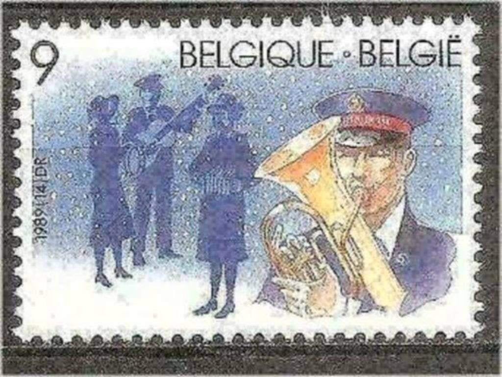 Belgique 1989 - Yvert/OBP 2345 - Noël et Nouvel An (PF), Envoi, Non oblitéré, Neuf, Noël
