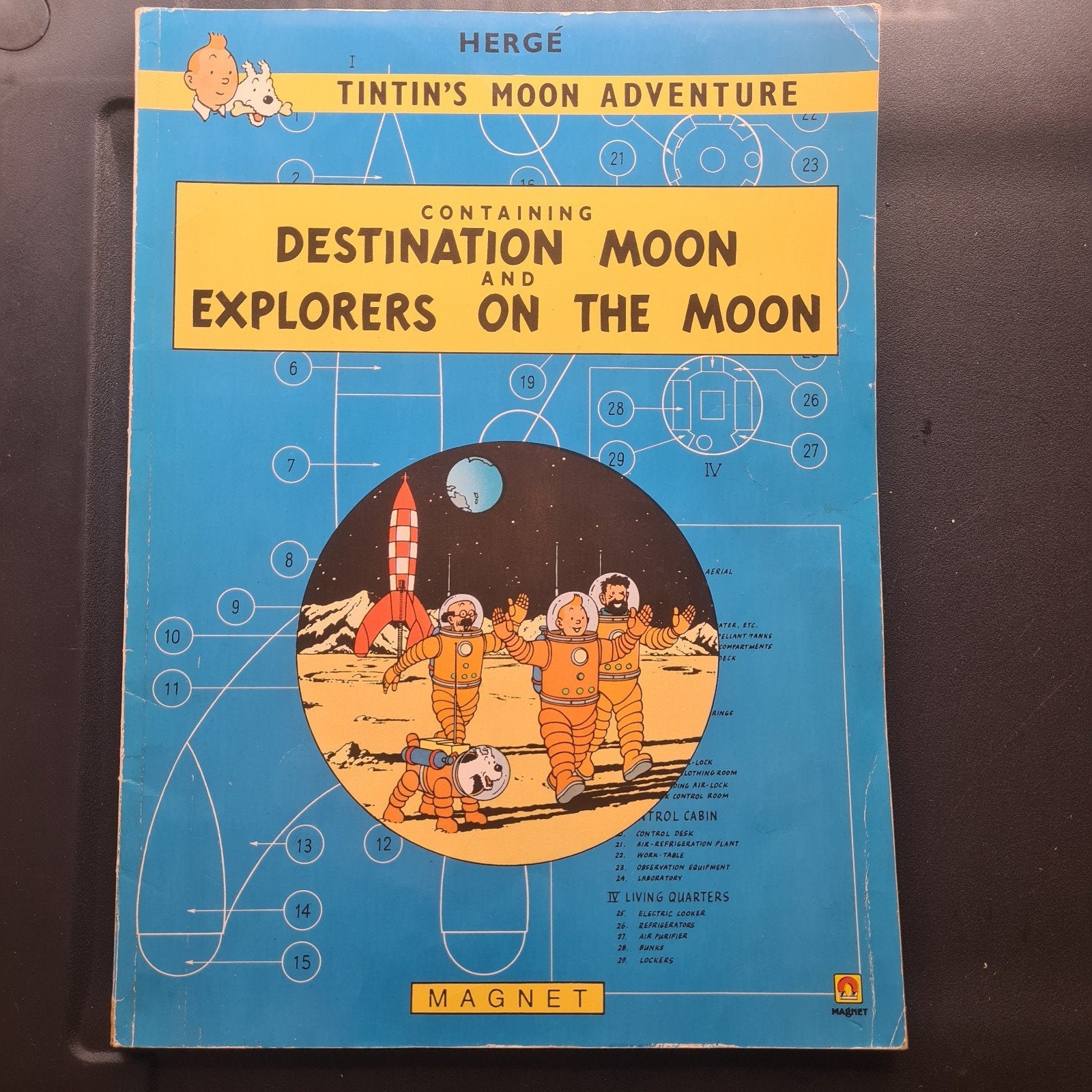 Tintin s moon adventure  éditions magnet, Collections, Enlèvement ou Envoi