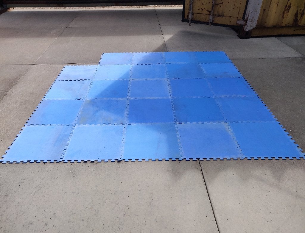 Carreaux de piscine 50x50x0,4 cm (24 pièces), Enlèvement ou Envoi, Comme neuf, Tapis de sol