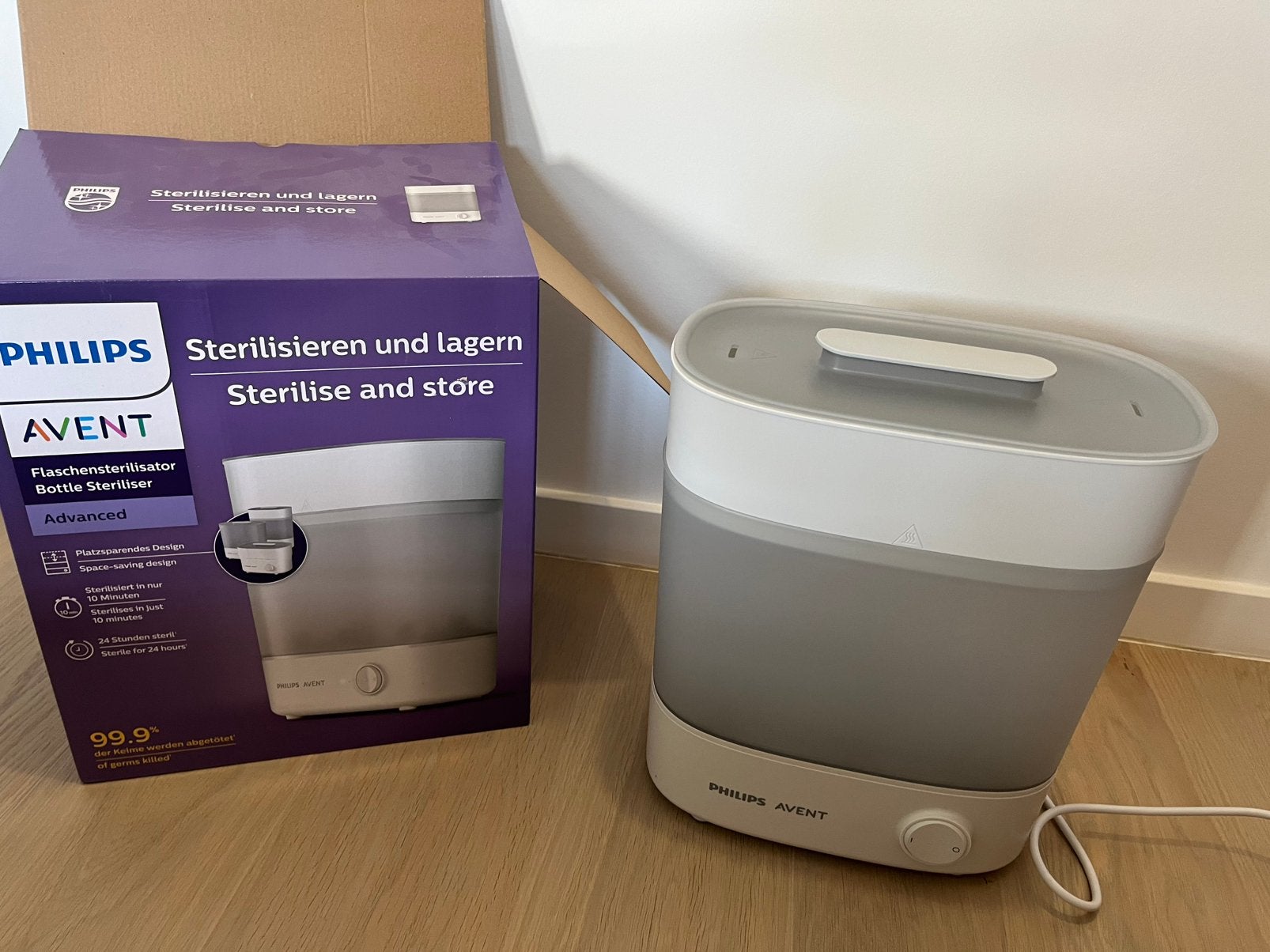 Sterilisator voor flessen, Kinderen en Baby's, Ophalen, Zo goed als nieuw, Sterilisator, Philips Avent