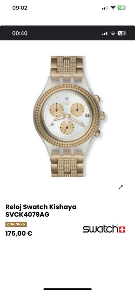 Horloge, Handtassen en Accessoires, Horloges | Dames, Ophalen of Verzenden, Nieuw, Swatch