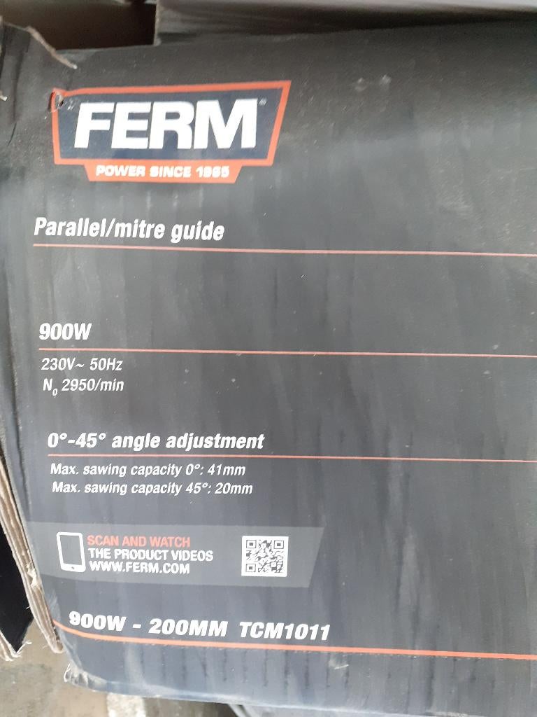 Ferm tegelzaag 900W, Ophalen, Zo goed als nieuw, 600 tot 1200 watt, Ferm