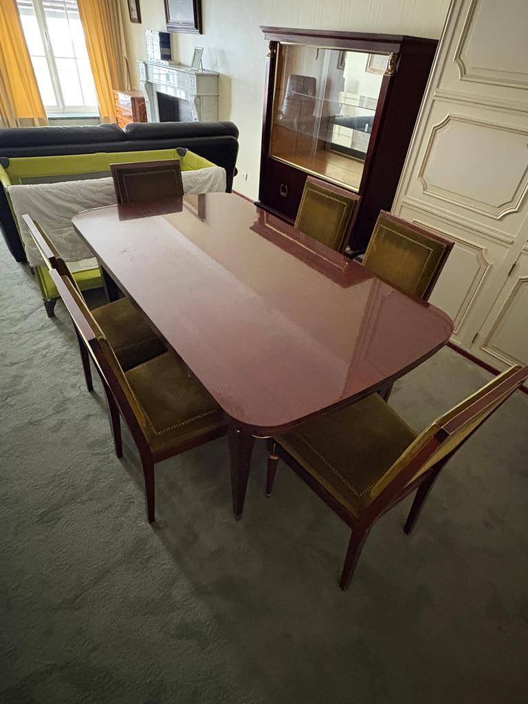 Tafel (uitrekbaar) + 6 stoelen, Ophalen